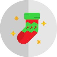 Sock Flat Scale Icon vector