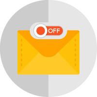 Off Flat Scale Icon vector