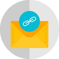Link Flat Scale Icon vector