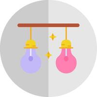 Light Flat Scale Icon vector