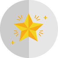 Star Flat Scale Icon vector