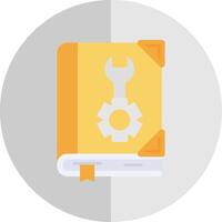 User manual Flat Scale Icon vector