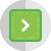 Chevron Flat Scale Icon vector