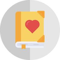Love Flat Scale Icon vector