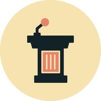 Podium Vector Icon