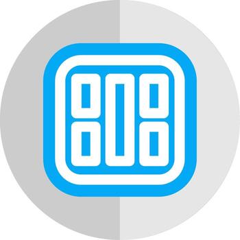 Layout Flat Scale Icon vector