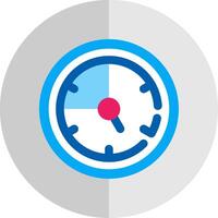 Time Flat Scale Icon vector