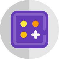 Menu Flat Scale Icon vector