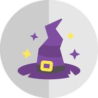 Witch hat Flat Scale Icon vector