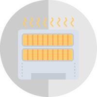 Heater Flat Scale Icon vector