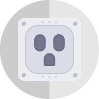 Socket Flat Scale Icon vector