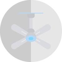 Fan Flat Scale Icon vector