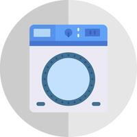 Laundry Flat Scale Icon vector