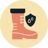 Waterproof Shoes Vector Icon