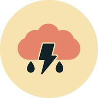 Thunder Vector Icon