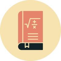 Maths Book Vector Icon