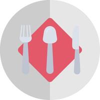 Cutlery Flat Scale Icon vector