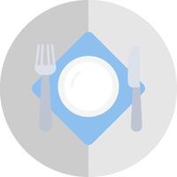 Cutlery Flat Scale Icon vector