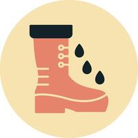 Rainboot Vector Icon