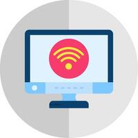 Wifi Flat Scale Icon vector