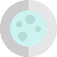 Moon Flat Scale Icon vector