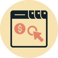 Pay Per Click Vector Icon