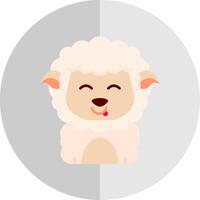 Tongue Flat Scale Icon vector
