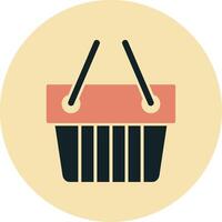 Shopping Basket Vector Icon