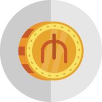 Manat Flat Scale Icon vector