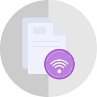 Wifi Flat Scale Icon vector