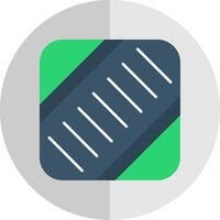 Crossing Flat Scale Icon vector