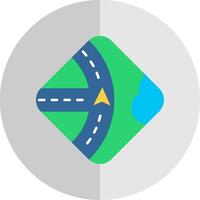 Navigation Flat Scale Icon vector