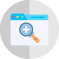 Zoom in Flat Scale Icon vector