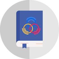 Book Flat Scale Icon vector