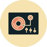 Turntable Vector Icon