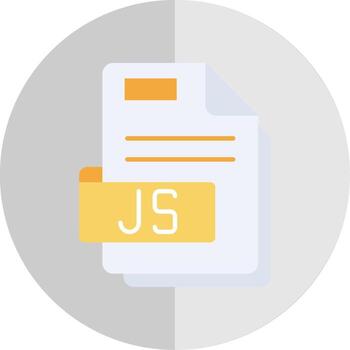 js plano escala icono vector