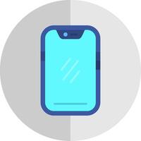 teléfono inteligente plano escala icono vector