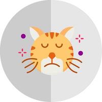 Sad Flat Scale Icon vector