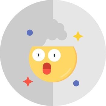 Exploding Flat Scale Icon vector