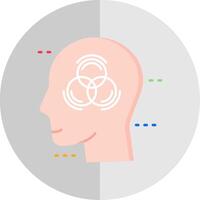 Emotional intelligence Flat Scale Icon vector