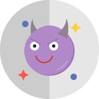 Demon Flat Scale Icon vector