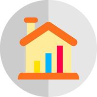 Home Flat Scale Icon vector