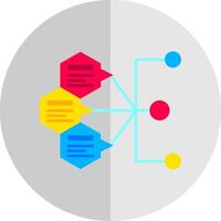 Index Flat Scale Icon vector