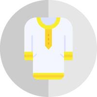 ropa plano escala icono vector