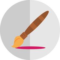 Paint brush Flat Scale Icon vector