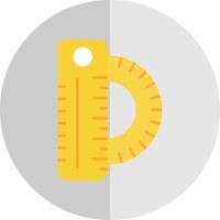 Ruler Flat Scale Icon vector