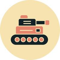 Military Tank Vector Icon