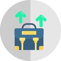 Career path Flat Scale Icon vector