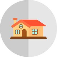 casa plano escala icono vector