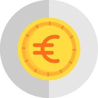 Euro Flat Scale Icon vector